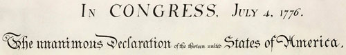 DECLARATION OF INDEPENDENCE 1776