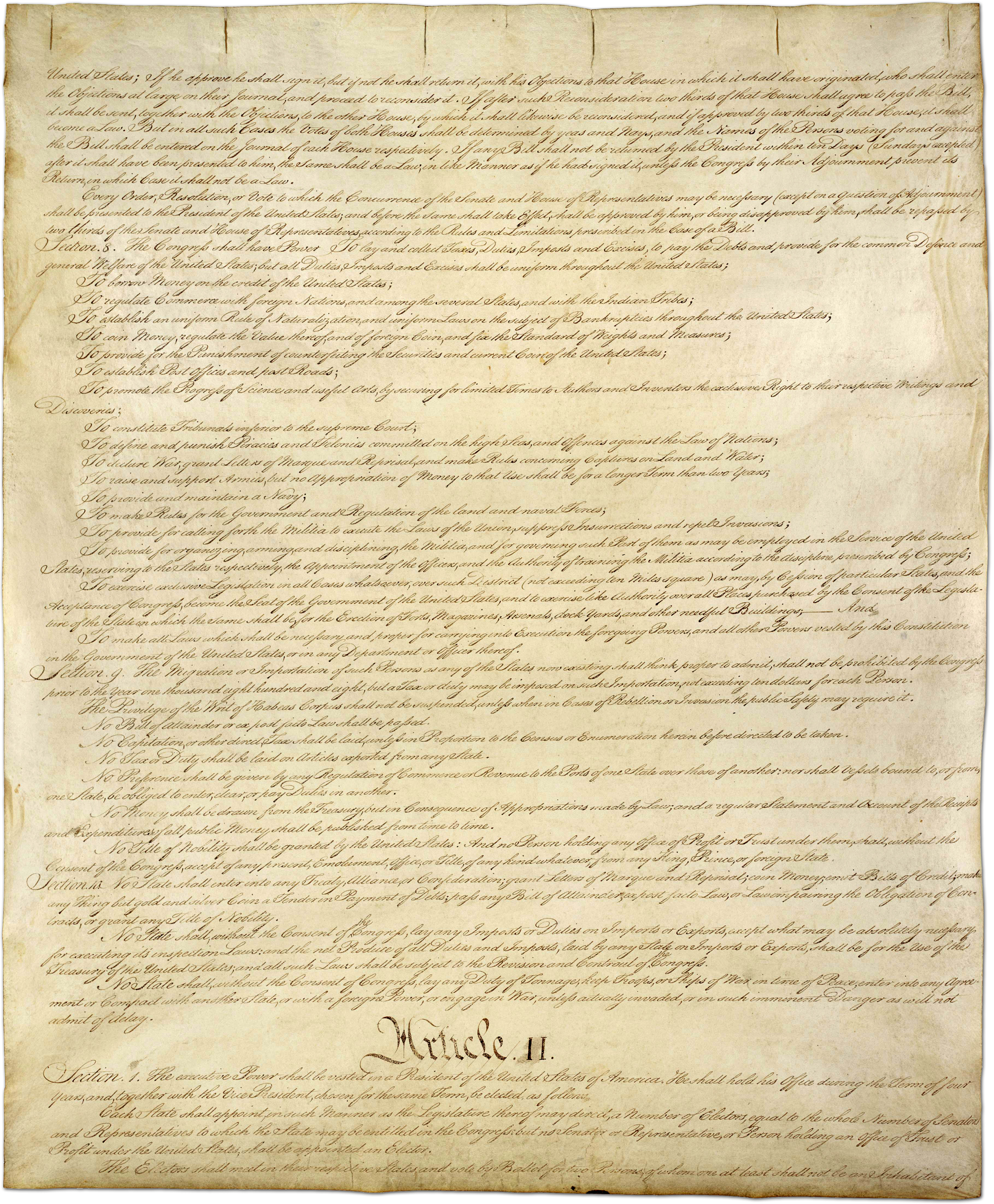 Articles of Confederation Vs. Constitution