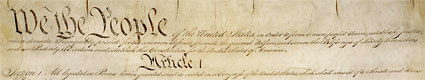 CONSTITUTION OF UNITED STATES OF AMERICA
