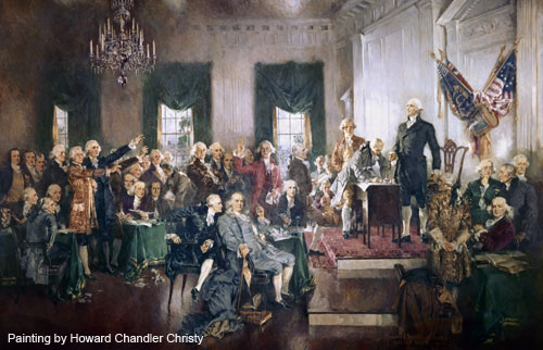 SIGNING OF US CONSTITUTION